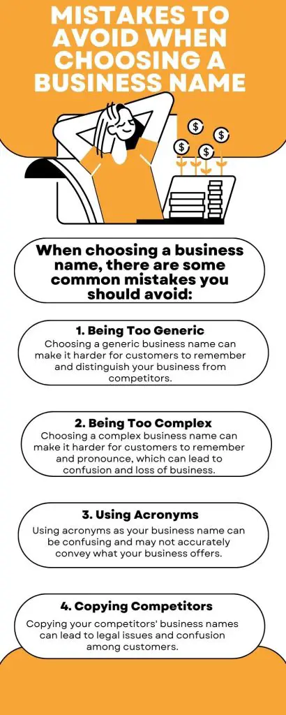 Mistakes to Avoid when Choosing a Business Name