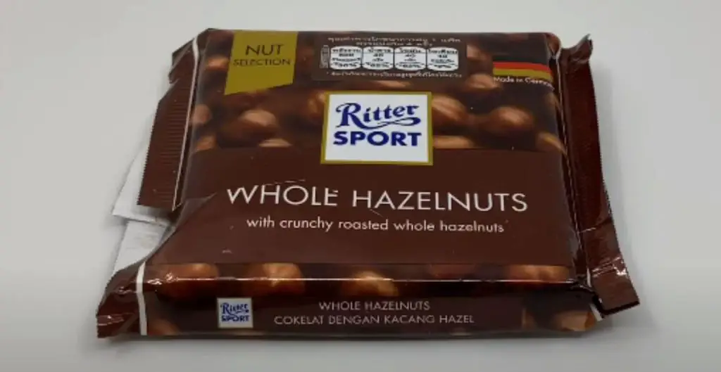 Ritter Sport Dark Chocolate with Whole Hazelnuts (Germany)