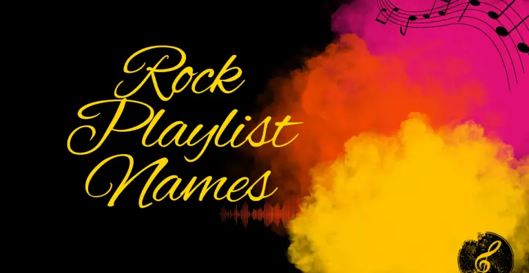 Cool Creative & Unique Rock Playlist Names